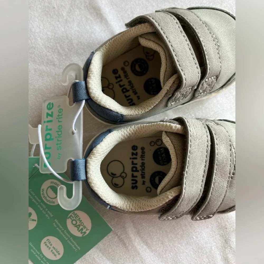 Stride Rite Surprize Baby Boys Velcro Memory Foam Sneakers 3C